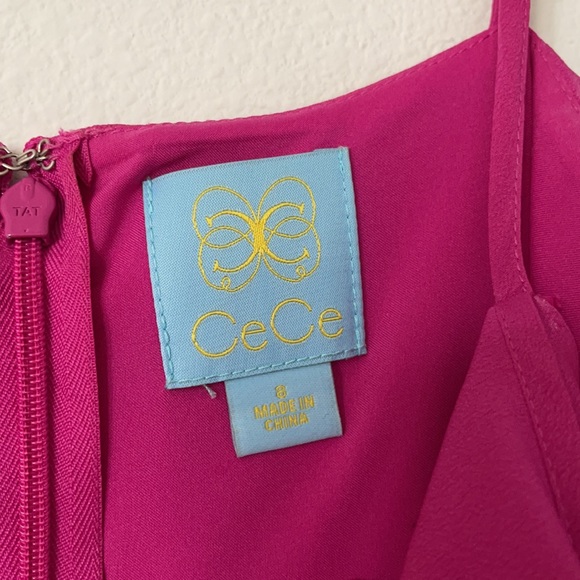 CeCe Pink Off the Shoulder Dress - Picture 7 of 8